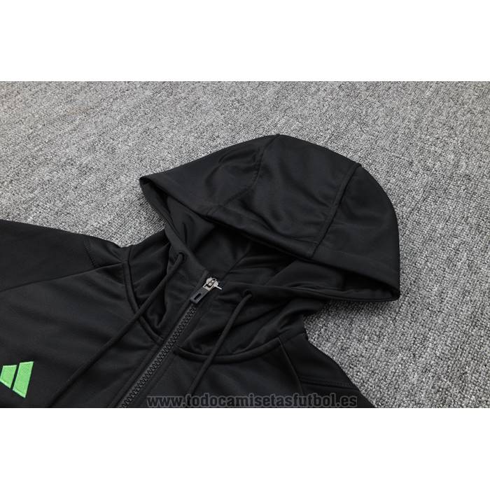 Chandal de Sudadera del Bayern Munich Nino 2023-2024 Negro y Blanco